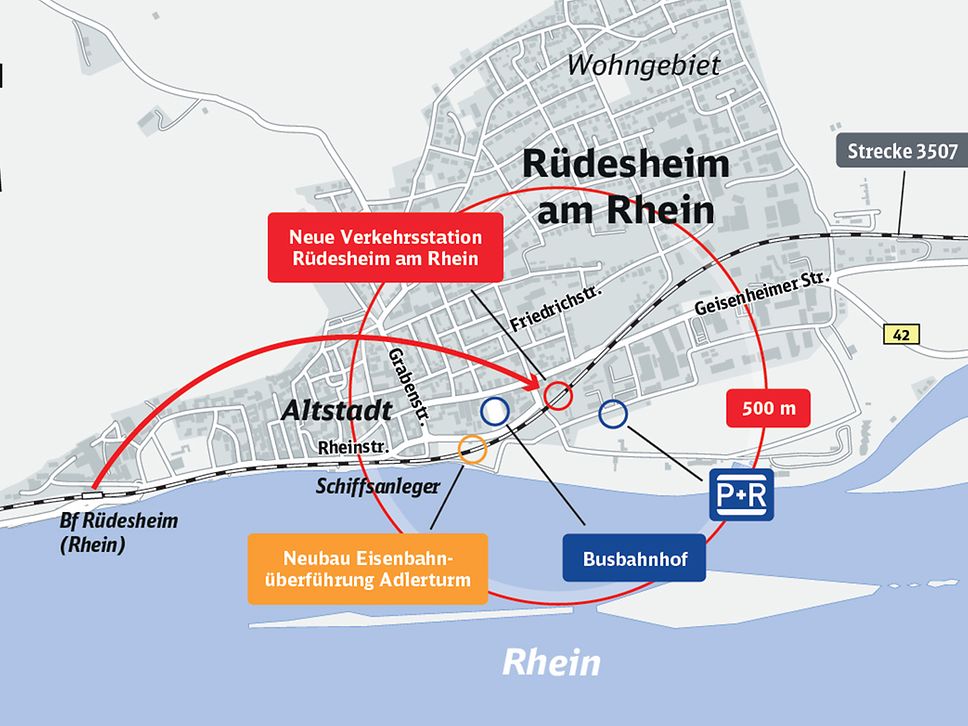 Neue Station Rüdesheim