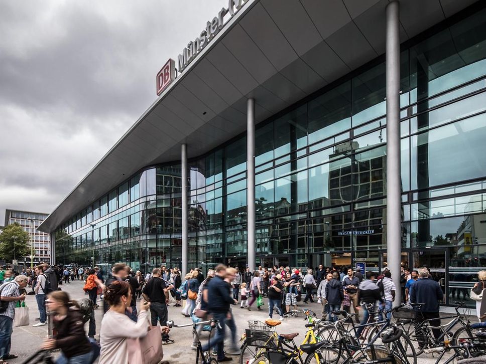 Der neue Hauptbahnhof in Münster (Westf.)