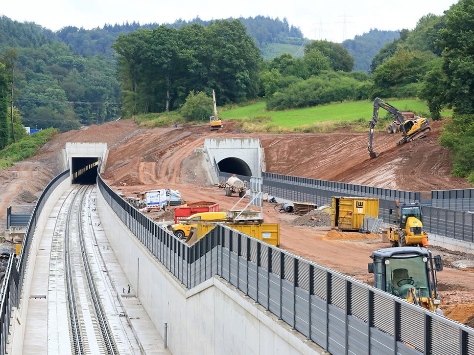 Quelle: Deutsche Bahn AG / Uwe Miethe Bauarbeiten Hanau - Nantenbach