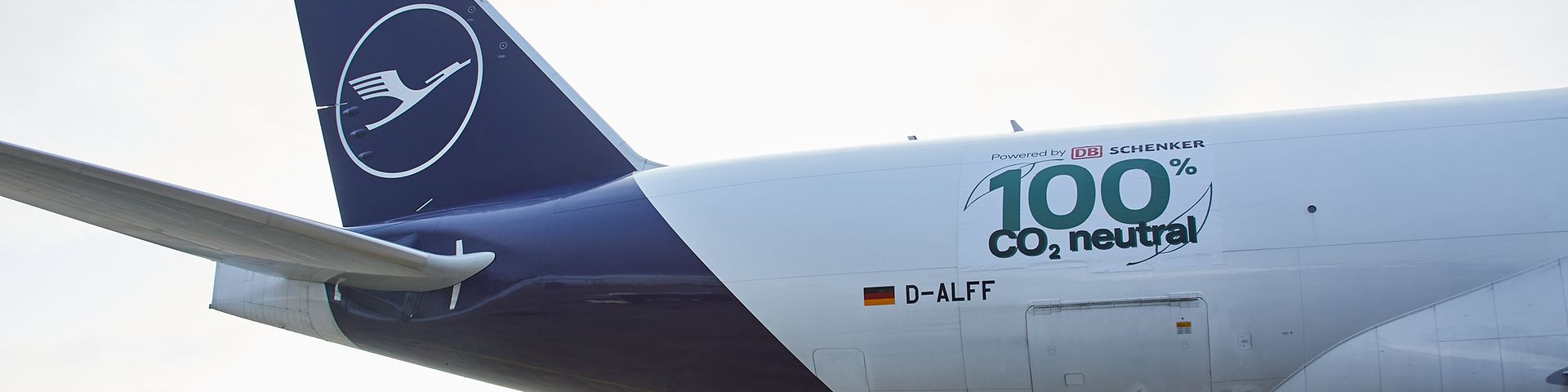 Erster CO2-neutraler Frachtflug von Lufthansa Cargo und DB Schenker (Bildquelle LH Cargo)