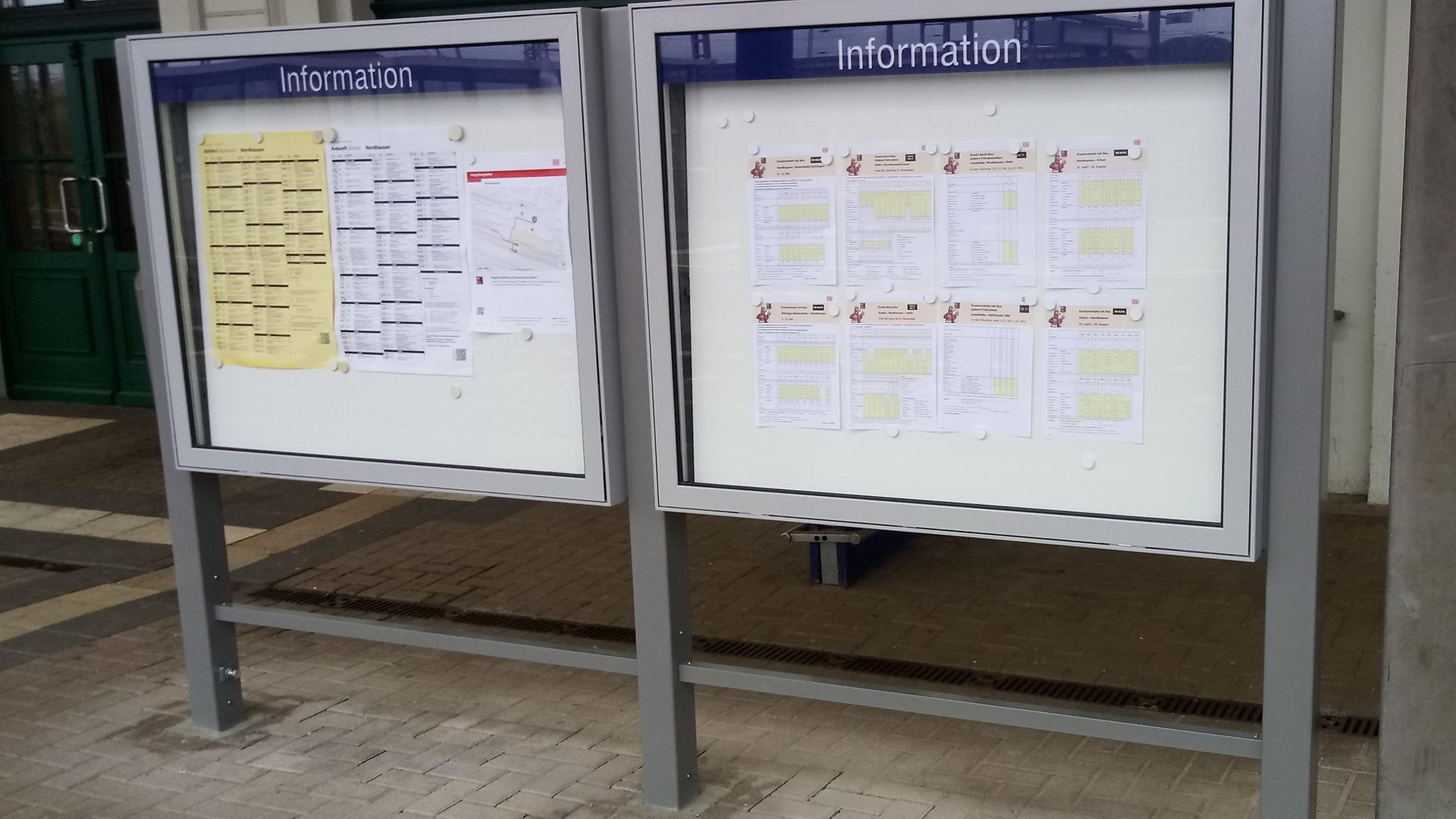 Nordhausen - neue Infovitrine