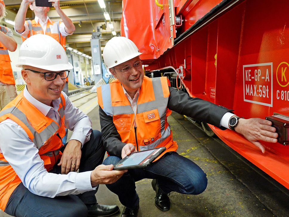Quelle: Deutsche Bahn AG / Max Lautenschläger Intelligente Güterwagen