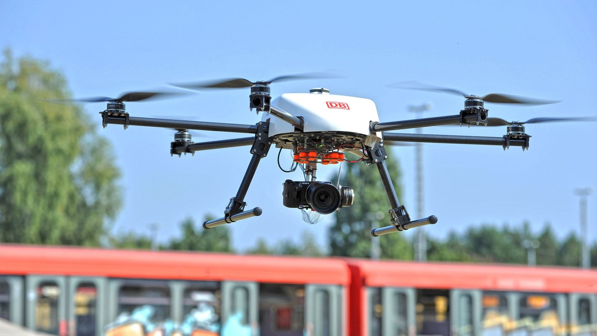 Drones are increasingly being used in areas that are normally off limits, f.e. when people or graffiti sprayers are on tracks. 