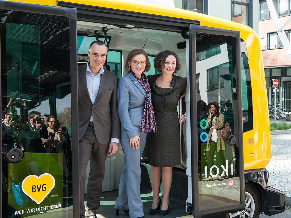 BVG and DB have teamed up on Berlin's autonomous ioki bus 