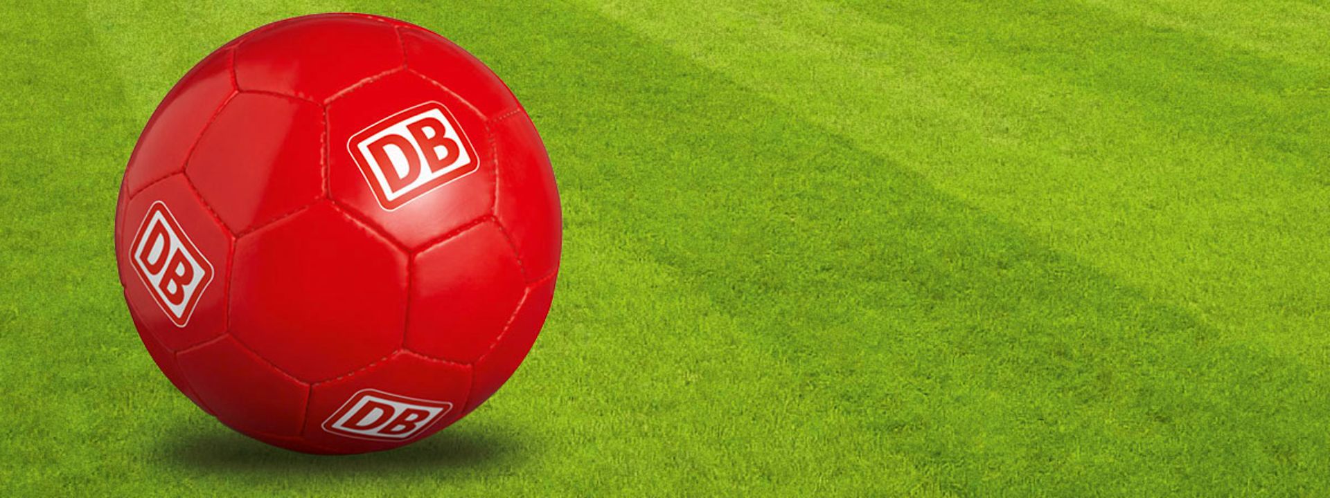 DB Fußball auf dem Rasen