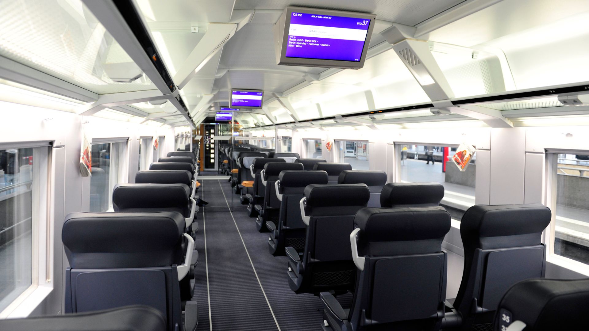 ICE 2 Baureihe 402 - 1. Klasse, Innenansicht.