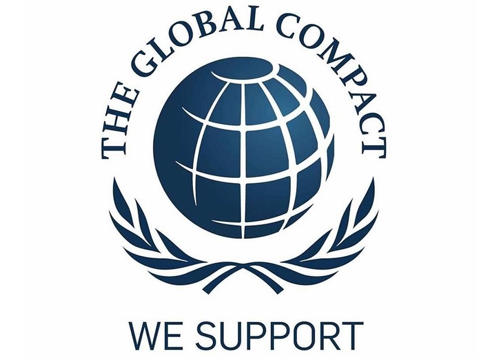 Das Logo von UN Global Compact.