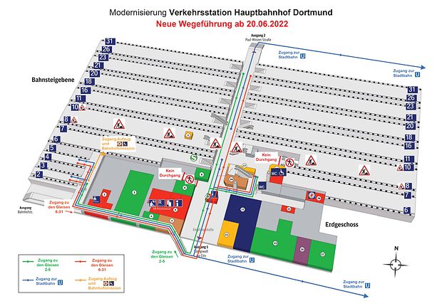 51+ Gartenanlage Am Dortmunder Hauptbahnhof, Ein 800 meter langer