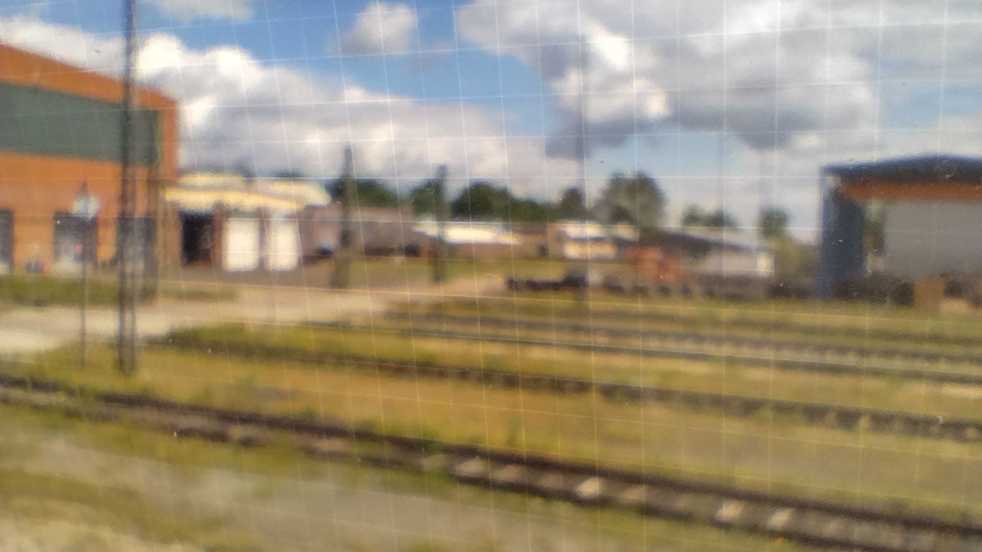 Blick aus dem Fenster mit Wahrnehmung des Fensters