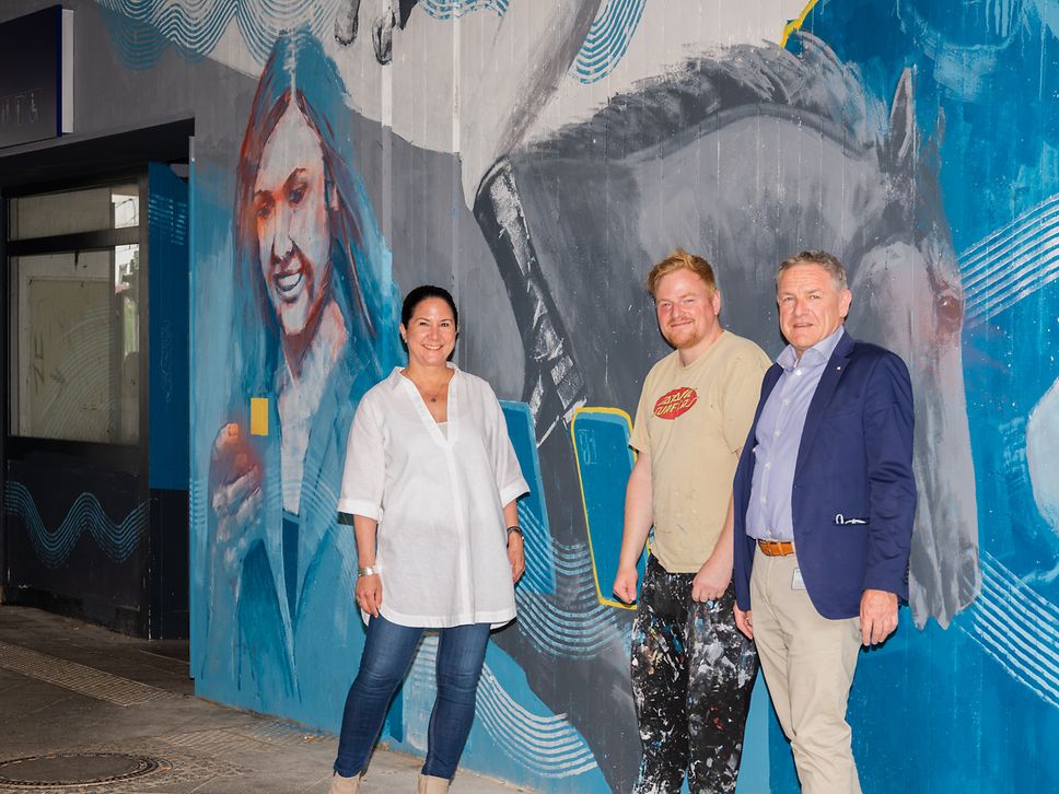 Quelle: Jens Meisert (DB AG) Street-Art Station Frankfurt Niederrad