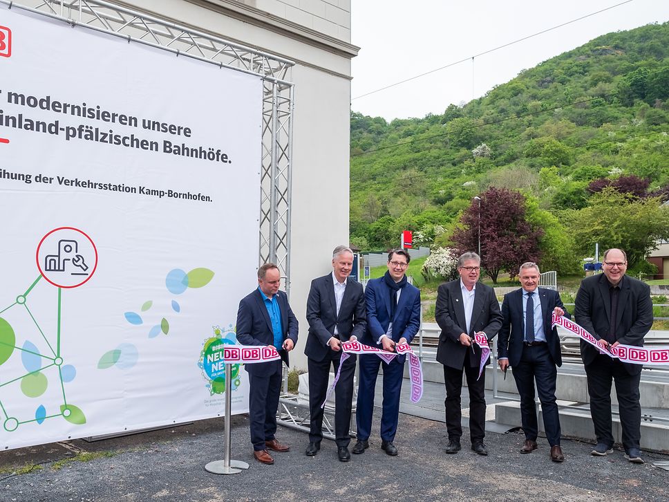Einweihung Verkehrsstation Kamp-Bornhofen